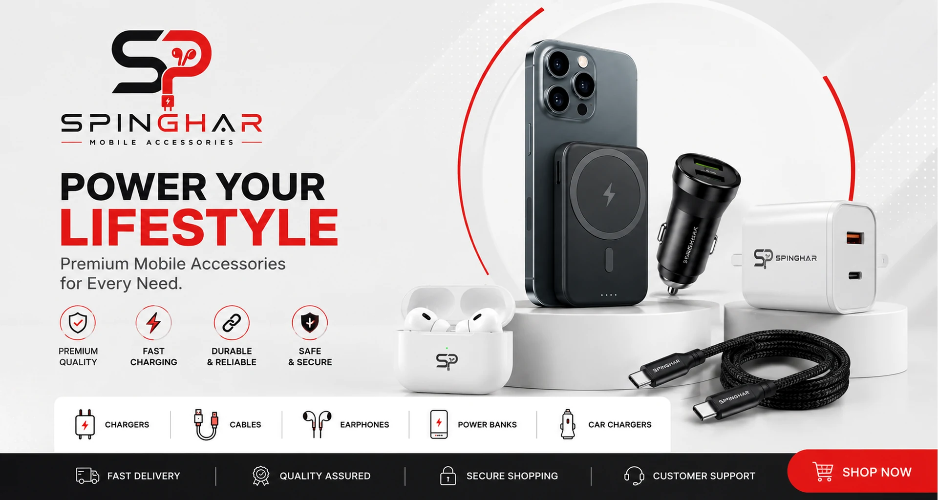 SPINGHAR Mobile Accessories banner