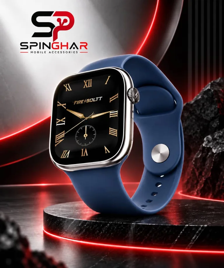 Bluetooth Smart Watch with Blue Strap — view 1