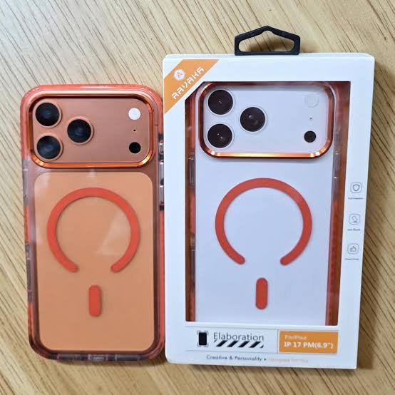 iPhone 17 Pro Max Orange MagSafe Case — view 1
