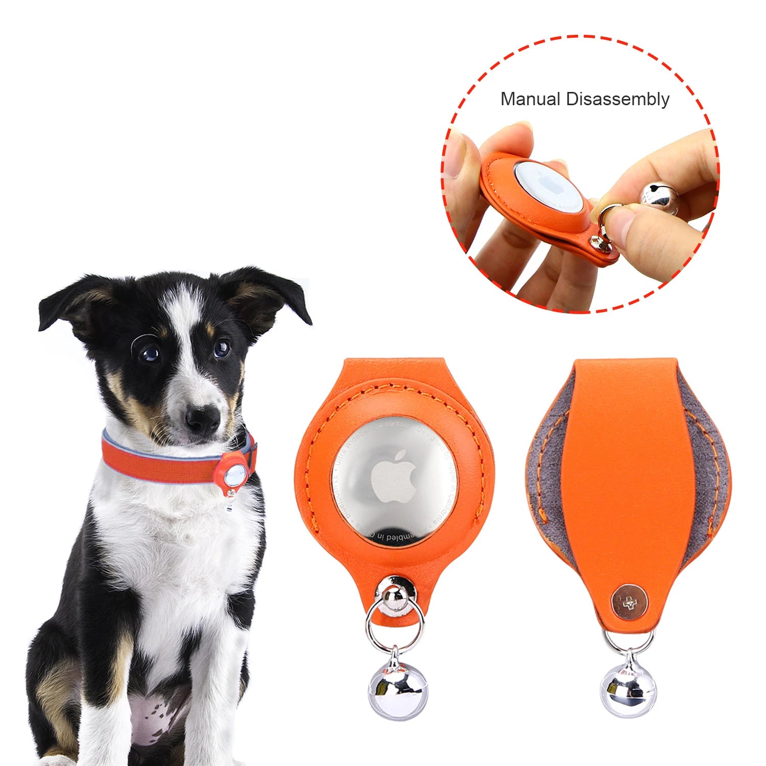 Airtag Case Protective Cover For Apple Airtag Cute Pet Anti-lost Shell For Cat Dog Collar Harness Animal Accessories Dog SPINGHAR