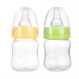 60ML Baby Newborn Mini Portable Feeding Nursing Bottle BPA Free Safe Infant Nursing Nipple Care Feeder Fruit Juice Milk Bottles - SPINGHAR