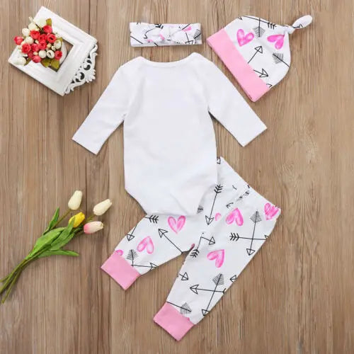 Newborn Baby Girls Clothes Sets Toddler Autumn Winter 2024 Children's Clothing Baby Items Accessories New born 0 to 18 Month SPINGHAR