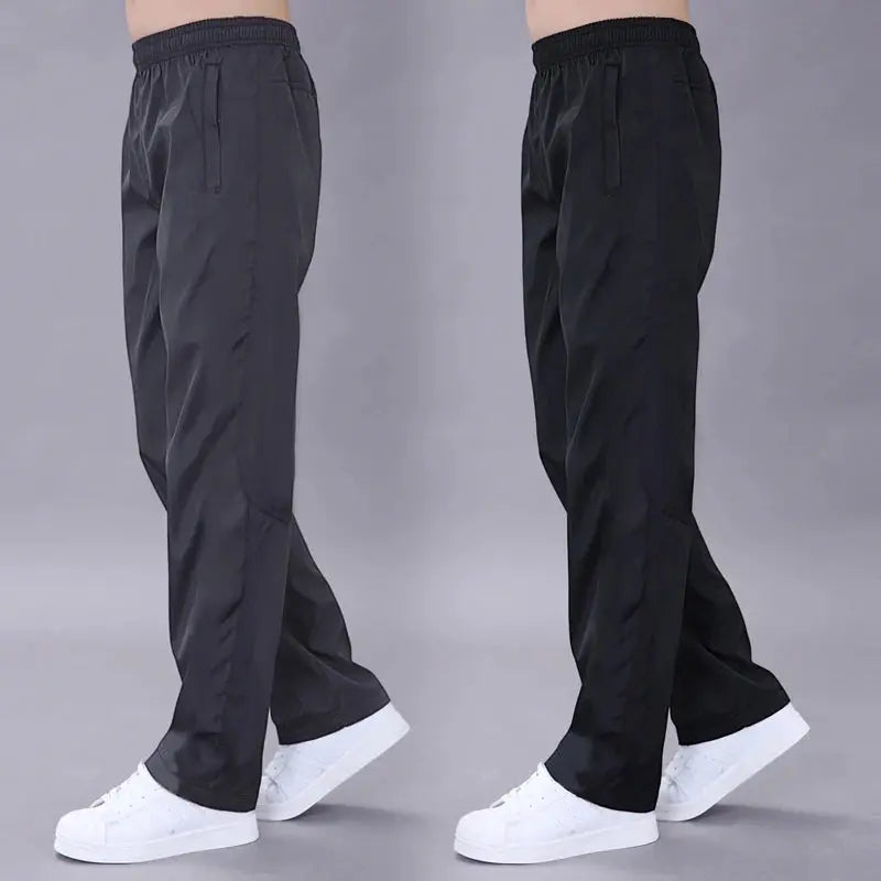 Men's Quick-Dry Sweatpants | Breathable Elastic Waist Joggers | Spring Sports Trousers for Running and Tracksuits - SPINGHAR