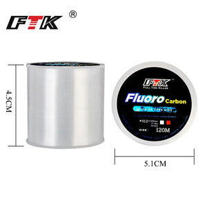 120M Fluorocarbon Line, 0.20-0.60mm, 7.15-45LB - SPINGHAR