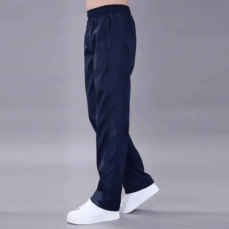 Men's Quick-Dry Sweatpants | Breathable Elastic Waist Joggers | Spring Sports Trousers for Running and Tracksuits - SPINGHAR