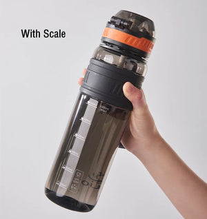 1000ml/750ml Portable Sport Water Bottle Durable Gym Fitness Outdoor Sport Climbing Cycling Drinking Bottle SPINGHAR