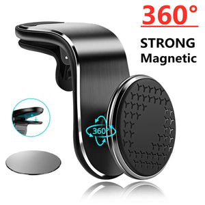 Magnetic Car Phone Holder Stand Air Vent Magnet Car Mount GPS Smartphone Mobile Support In Car Bracket for iPhone Samsung Xiaomi SPINGHAR