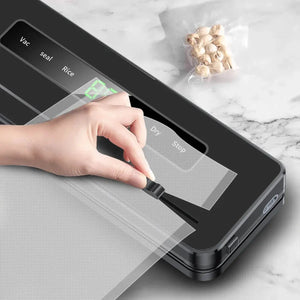 Electric Vacuum Sealer Dry/Wet Food Sealed Packaging Machine Packaging Machine Kitchen Home Food Storage Seal Smart Touch Key - SPINGHAR