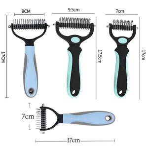 Professional Pet Deshedding Brush Dog Hair Remover Pet Fur Knot Cutter Puppy Cat Comb Brushes Dogs Grooming Shedding Supplies SPINGHAR