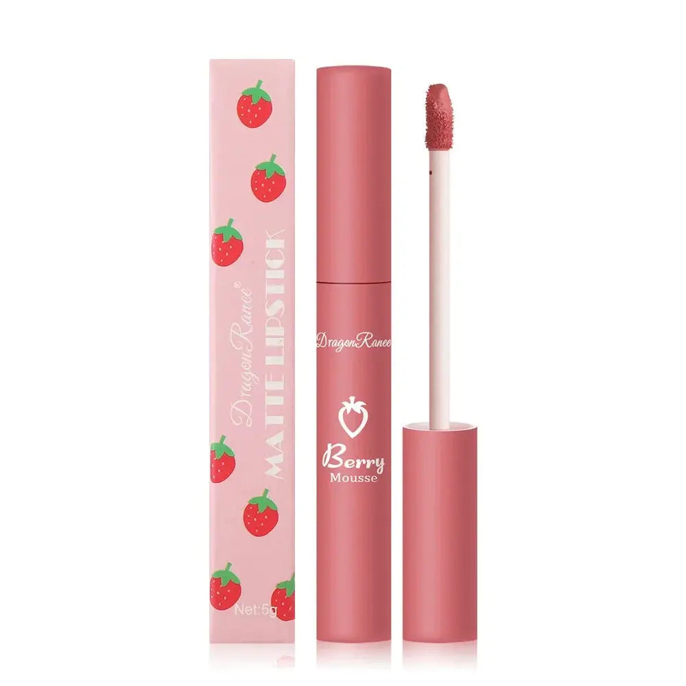 No-Dip Cup Waterproof Velvet Matte Lipstick - Long-Lasting Non-Stick Formula - SPINGHAR