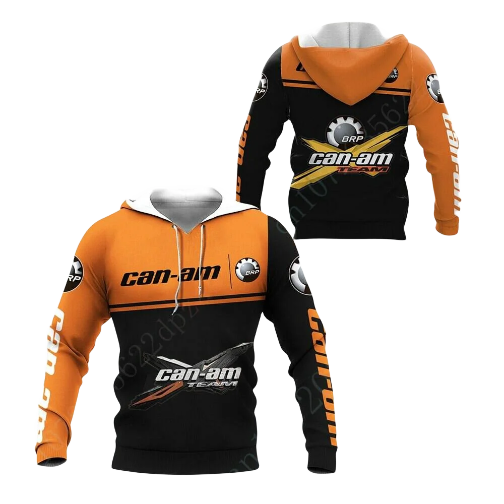 Men's Fashion 3D Snow Off Road Motorcycle Pattern Hoodie Spring and Autumn Outdoor Sports Mountain Off Road enthusiast Pullover SPINGHAR