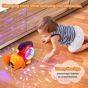 Interactive Crawling Crab Musical Baby Toy - SPINGHAR