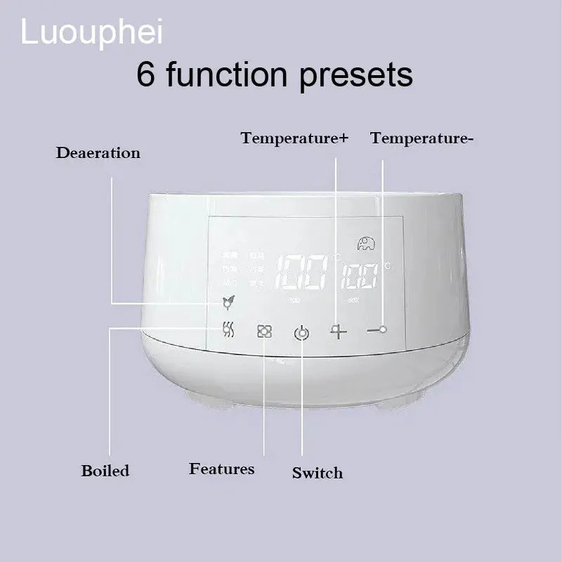 1.2L Infant Thermostatic Milk Regulator Baby Kettle Keep Warm 24 Hours Hot Water Smart Insulation Pot Milk Powder Warmer - SPINGHAR