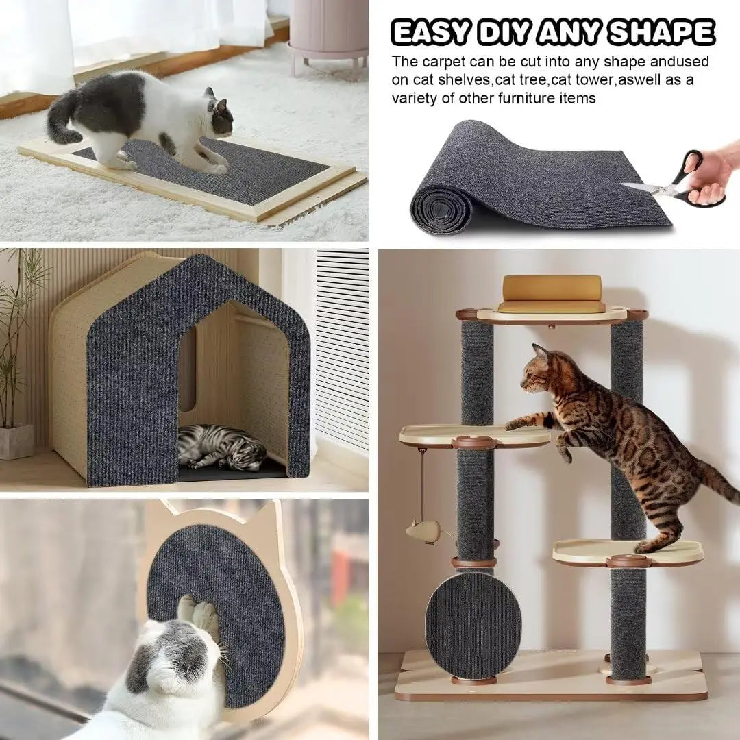 "Anti-Scratch Sofa Mat – Self-Adhesive Cat Climbing & Scratching Board" SPINGHAR