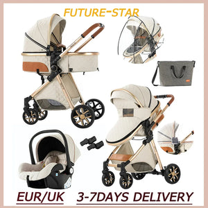 Baby stroller lightweight strollers baby cars light carts Baby carriage baby strollers 3 in 1 baby cart car for baby  baby pram - SPINGHAR