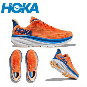 Hoka Clifton 9 Original Running Shoes Mens Women's Lightweight Cushioning Marathon Breathable Highway Trainer Sneakers SPINGHAR