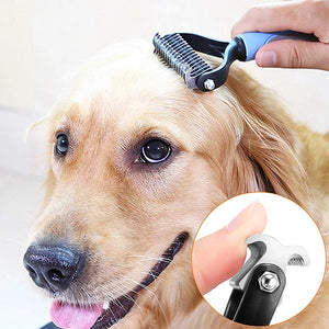 Professional Pet Deshedding Brush Dog Hair Remover Pet Fur Knot Cutter Puppy Cat Comb Brushes Dogs Grooming Shedding Supplies SPINGHAR