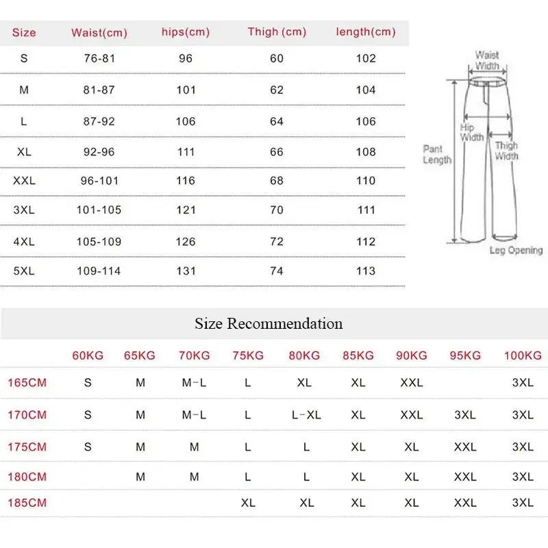 Men's Tactical Cargo Pants | Combat Trousers with Pockets | Plus Size 6XL - SPINGHAR