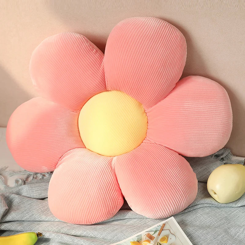 Flower Plush Throw Pillow for Living Room and Bedroom Decor SPINGHAR