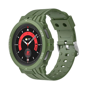 Compliant With Samsung Galaxy Watch5 Pro Watch Solid Color Transparent TPU Integrated Strap Watch 4/5 Strap Watch Strap - SPINGHAR