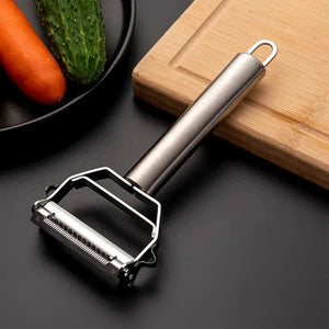 Multifunctional Kitchen Peeler Vegetable Fruit Peeler Stainless Steel Durable Potato Slicer Household Shredder Carrot Peeler - SPINGHAR