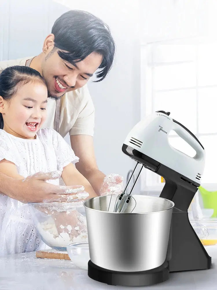 Kitchen Stand Food Mixers Kitchen Electric Food Blender Desktop Egg Whisk Cream Cake Dough Kneader Milk Frother Food Processor - SPINGHAR