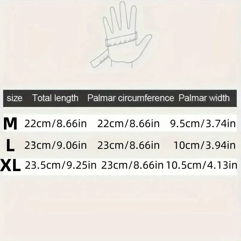 Men’s Winter Gloves: Waterproof Windproof Touchscreen Zipper Gloves for Snowboard and Motorcycle Riding SPINGHAR