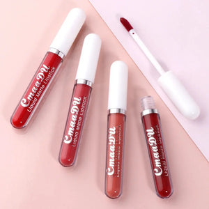 CmaaDu 18 Matte Mist Lip Glaze - Long-Lasting Waterproof Lip Gloss - SPINGHAR