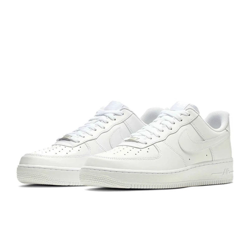 Nike Air Force 1 07 Men Woman Skateboarding Shoes Classics Black White Genuine leather Non-slip Comfortable Af1 Running Sneakers SPINGHAR