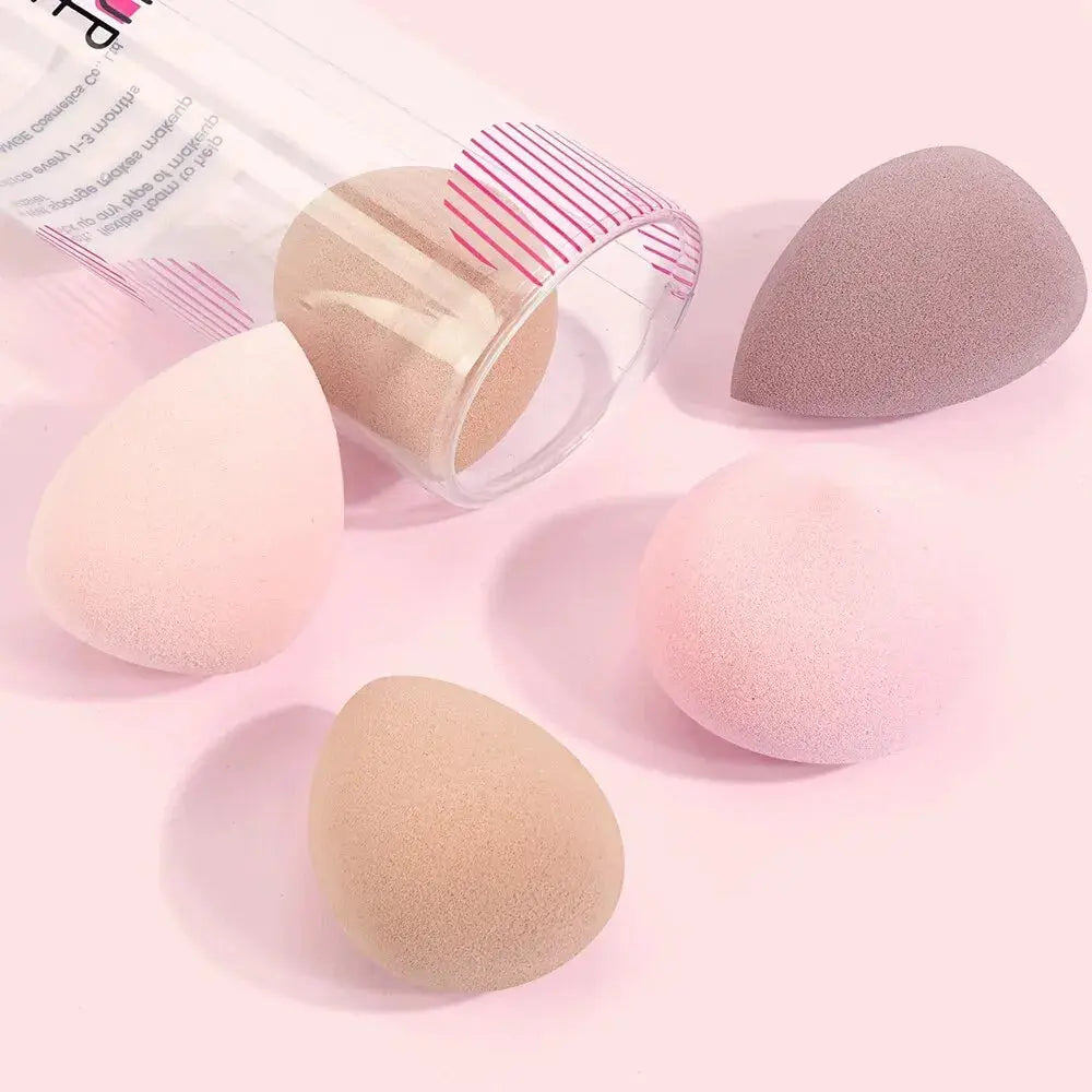 MAANGE 5PCS Makeup Sponge Blender Set - Multi-Colored Foundation & Concealer Puffs - SPINGHAR