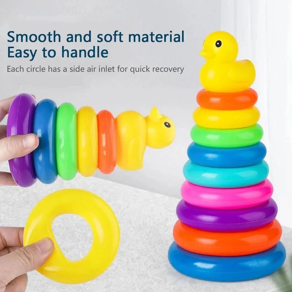 Montessori Baby Toy Rolling Ball Children Montessori Educational Games For Babies Stacking Track Baby Development Toys Children - SPINGHAR