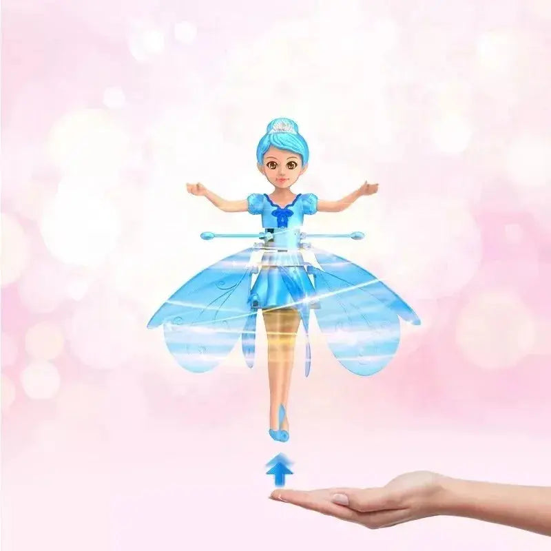 Flying Doll Dancing Simulation Helicopter Gesture Induction Machine Rotating Flying Toy Luminous Children's Toy Gift - SPINGHAR