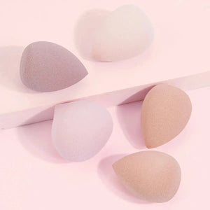 MAANGE 5PCS Makeup Sponge Blender Set - Multi-Colored Foundation & Concealer Puffs - SPINGHAR