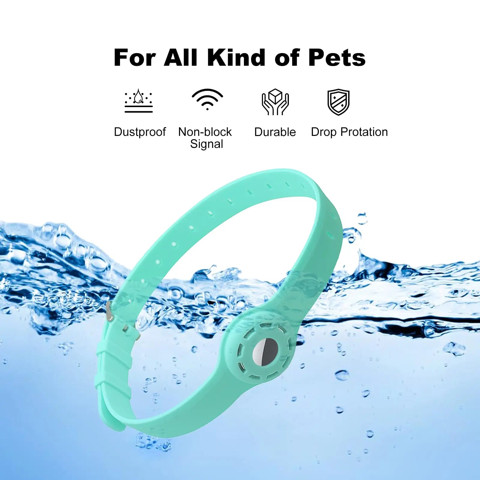 Anti-Lost Pet Cat Collar for Apple Airtag SPINGHAR