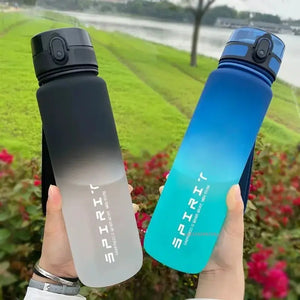 1L Leak-Proof Colorful Sports Water Bottle. - SPINGHAR