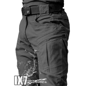 Men's City Cargo Pants | Multi-Pocket Waterproof and Wear-Resistant Casual Training Trousers | Quick-Dry Overalls - SPINGHAR