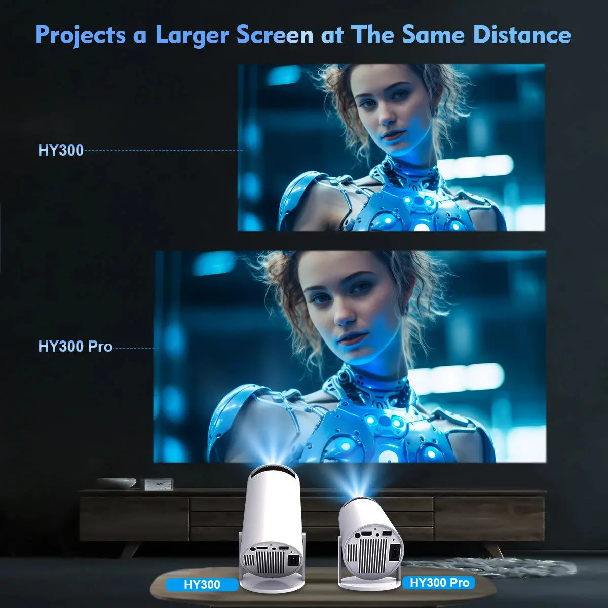 Magcubic HY300 Pro 4K Projector with Android 11 - SPINGHAR