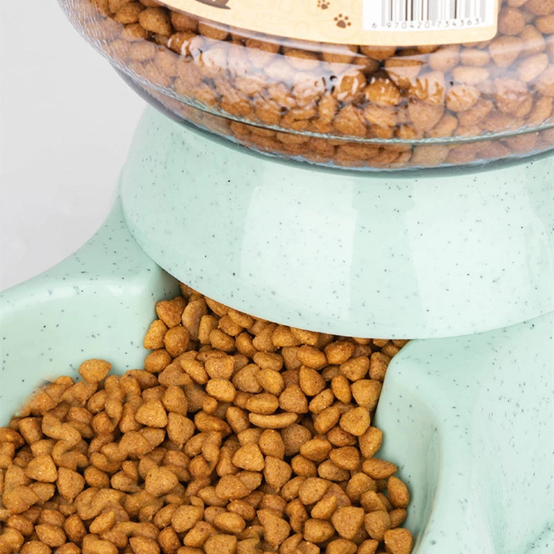 Large Capacity Pet Feeder Bowls Small Dog Food Bowl Automatic Water Dispenser Cat Bowls Pets Feeding Bowls Drink Water Bowl SPINGHAR