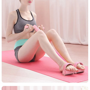 4-Tube Yoga Pedal Puller woman Resistance Bands Abdomen Waist Arm Training Elastic Pull Rope Fitness Equipment SPINGHAR