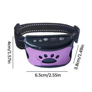 Bark Collar Dog Collar Rechargeable Smart Anti Bark Collar With Beep Vibration Automatic Stop Adjustable Dog Bark Collar For Dog SPINGHAR