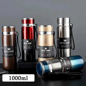 New 316 stainless steel thermos cup portable sling travel kettle large capacity outdoor sports kettle batch - SPINGHAR