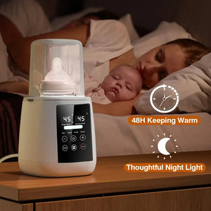 Newborn Baby Feeding Bottle Warmer & Sterilizers with Timer Accurate Temperature Control Food Milk Warmers Bottle Steriliser - SPINGHAR