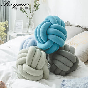 REGINA DIY Knot Pillow Ball - Oversized Soft Decorative Cushion for Bedroom & Living Room, Pet Toy SPINGHAR