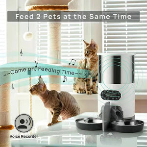 Tuya Smart APP Pet Feeder Cat And Dog Food Automatic Dispenser Suitable For Small And Medium-Sized Cats And Dogs Remote Feeding SPINGHAR