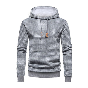 New men's hooded pullover fall casual Slim long-sleeved warm men's sweater knit sweater loose tops outdoor sports men's clothing SPINGHAR