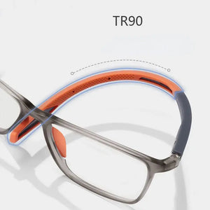 Anti-Blue Light Reading Glasses: Ultralight TR90 Presbyopia Eyewear for Men and Women (+4.0 Diopters) SPINGHAR