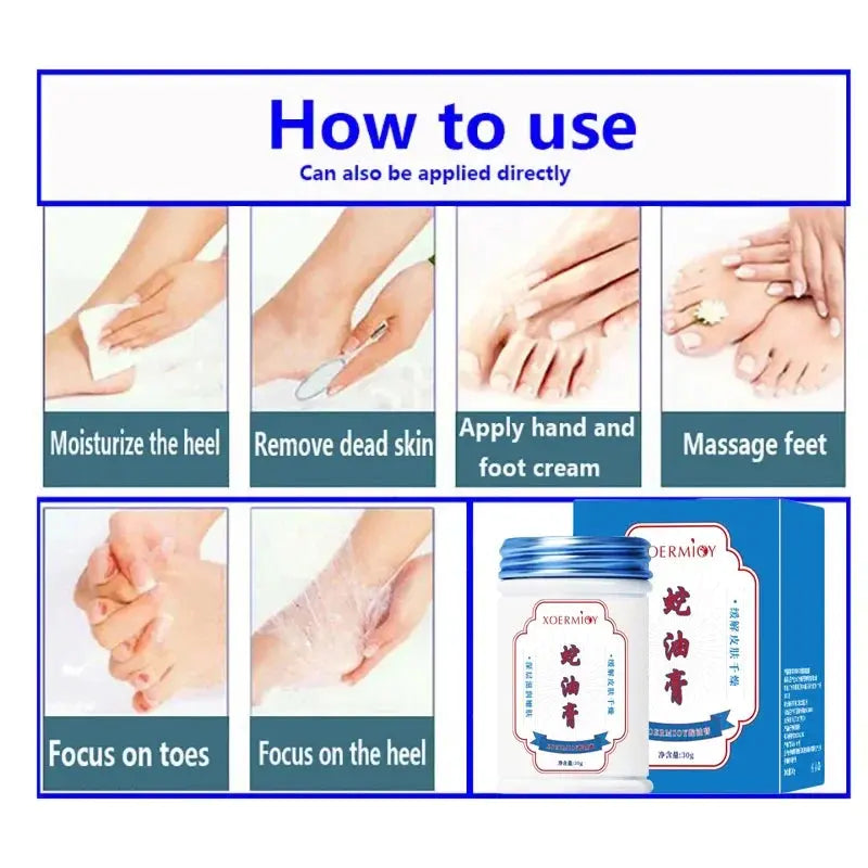 Beauty Product Herbal Anti Crack Foot Cream Heel Cracking Repair Products Exfoliation Dead Skin Removal Softening Moisturize - SPINGHAR