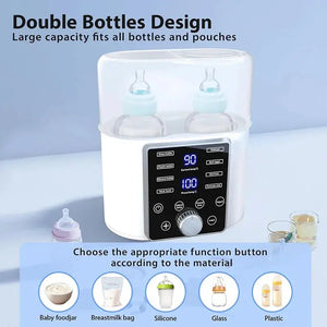 Electric Baby Feeder Bottle Warmer Steam Sterilization Milk Heater Baby Wammer - SPINGHAR