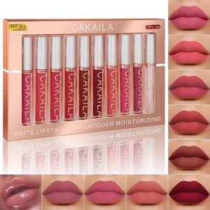 3-12 PCS Matte Lipstick Set - Waterproof Long-Lasting Lip Gloss - SPINGHAR