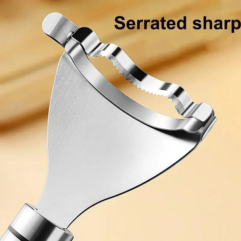 Stainless Steel Corn Peeler Serrated Corn Stripper Peelers Cob Shaver Planer Thresher Cutter Kitchen Fruit Vegetable Gadget Tool - SPINGHAR